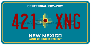 421XNG  license plate in NM