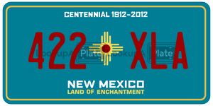 422XLA  license plate in NM