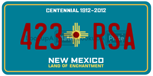 423RSA  license plate in NM