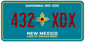 432XDX  license plate in NM