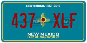 437XLF  license plate in NM