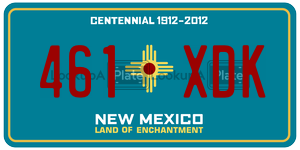 461XDK  license plate in NM