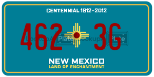 4623G  license plate in NM
