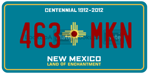 463MKN  license plate in NM