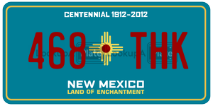 468THK  license plate in NM