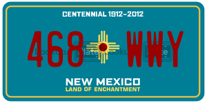 468WWY  license plate in NM