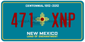 471XNP  license plate in NM