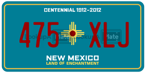 475XLJ  license plate in NM