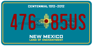 47685US  license plate in NM