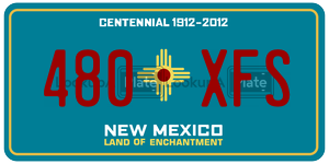 480XFS  license plate in NM