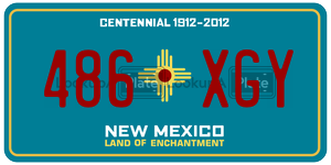 486XGY  license plate in NM
