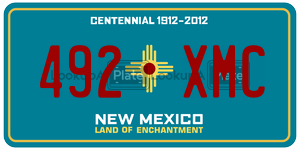 492XMC  license plate in NM