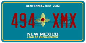 494XMX  license plate in NM