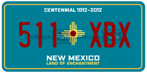 511XBX  license plate in NM