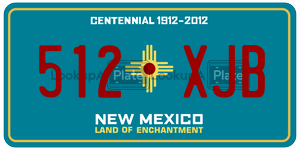 512XJB  license plate in NM