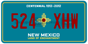 524XHW  license plate in NM