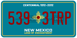 5393TRP  license plate in NM