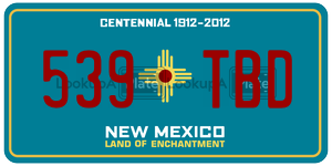 539TBD  license plate in NM