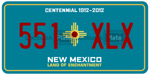 551XLX  license plate in NM