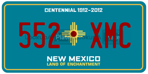 552XMC  license plate in NM