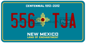 556TJA  license plate in NM