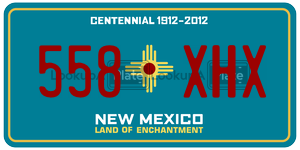 558XHX  license plate in NM