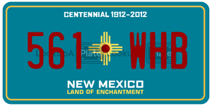561WHB  license plate in NM