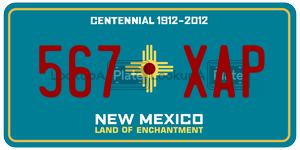 567XAP  license plate in NM