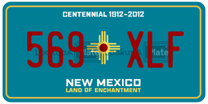 569XLF  license plate in NM