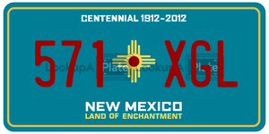 571XGL  license plate in NM