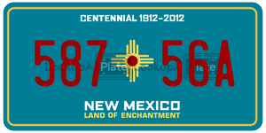 58756A  license plate in NM