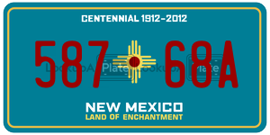 58768A  license plate in NM