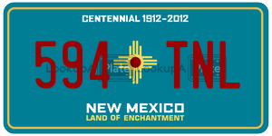 594TNL  license plate in NM