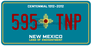 595TNP  license plate in NM