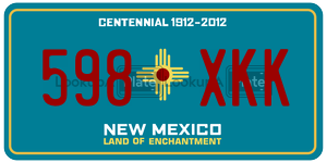 598XKK  license plate in NM