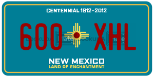 600XHL  license plate in NM