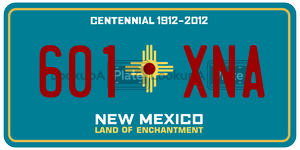 601XNA  license plate in NM