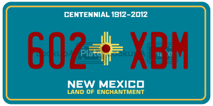 602XBM  license plate in NM