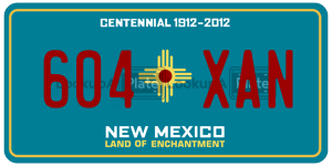 604XAN  license plate in NM