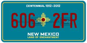 6062FR  license plate in NM
