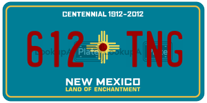 612TNG  license plate in NM
