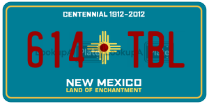 614TBL  license plate in NM
