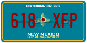 618XFP  license plate in NM