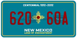 62060A  license plate in NM