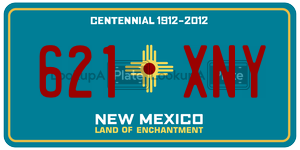 621XNY  license plate in NM