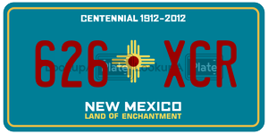626XCR  license plate in NM