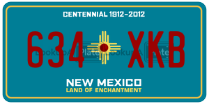 634XKB  license plate in NM