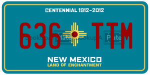 636TTM  license plate in NM