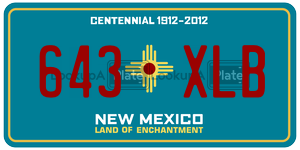 643XLB  license plate in NM