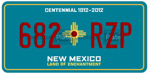 682RZP  license plate in NM